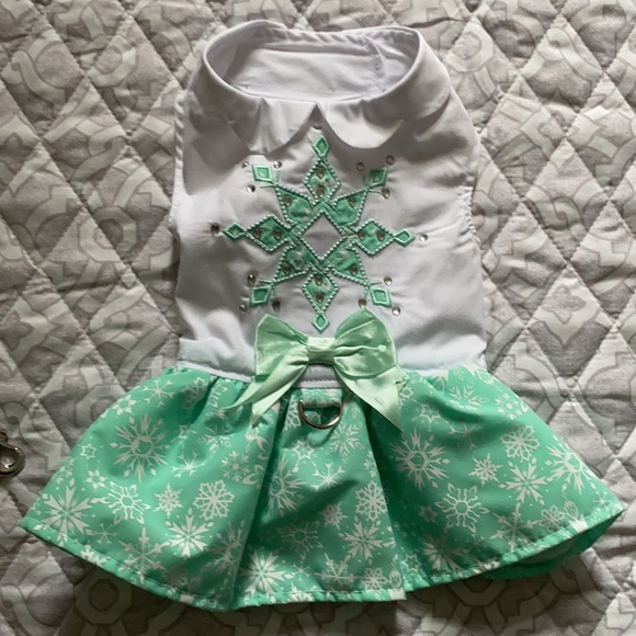 NWOT - Doggie Design - Turquoise Dress - Picture 3 of 13